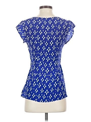 Edme & Esyllte Short Sleeve Silk Top (view 2)