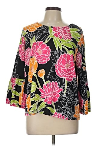 Tacera 3/4 Sleeve Blouse (view 1)