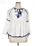 Unbranded White 3/4 Sleeve Blouse Size 0X (estimated) - photo 1