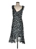 Veronica Beard 100% Silk Floral Blue Cocktail Dress Size 8 - photo 1