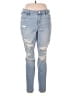 American Eagle Outfitters Hearts Blue Jeans Size 14 - photo 1