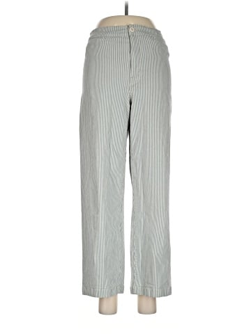Madewell The Emmett Wide-Leg Crop Pant in Yarn-Dyed Stripe: Welt Pocket Edition (view 1)