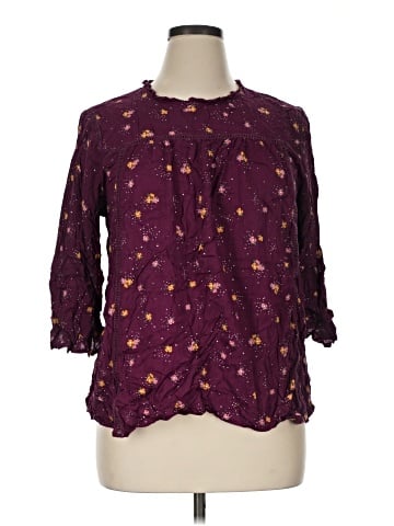 Old Navy 3/4 Sleeve Blouse (view 1)
