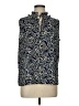 Ann Taylor LOFT 100% Polyester Paisley Blue Sleeveless Blouse Size L - photo 1