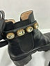 Gucci 100% Leather Black Trip jewel strap boots, Size EU (IT) 38 / US 8 - photo 5