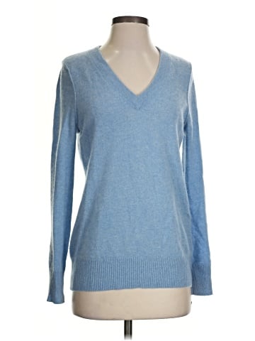 Aqua Cashmere Pullover Sweater (view 1)