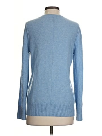 Aqua Cashmere Pullover Sweater (view 2)