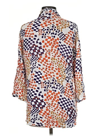 CAbi 3/4 Sleeve Button-Down Shirt (view 2)