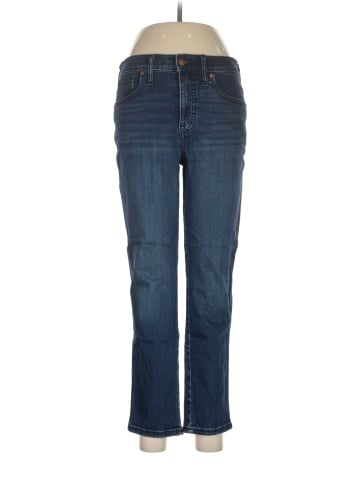 Madewell Mid-Rise Stovepipe Jeans in Dahill Wash (view 1)