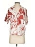 Madewell 100% Cotton Tropical Red Short Sleeve Blouse Size S - photo 1