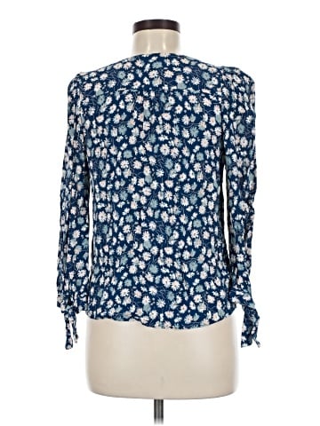 Madewell Tie-Sleeve Button-Down Top in French Floral (view 2)