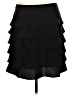 INC International Concepts 100% Polyester Solid Black Formal Skirt Size 10 - photo 2