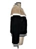John & Jenn 100% Polyester Stripes Black Faux Fur Jacket Size L - photo 4
