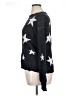 Hem & Thread 100% Acrylic Stars Black Pullover Sweater Size L (estimated) - photo 5