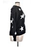 Hem & Thread 100% Acrylic Stars Black Pullover Sweater Size L (estimated) - photo 4