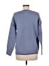Pink Rose Solid Blue Pullover Sweater Size M - photo 2