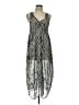 Ronen Chen 100% Polyester Chevron-herringbone Gray Casual Dress Size 10 (3) - photo 1