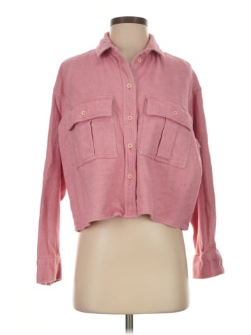 Madewell Flannel Cargo Button-Up Shirt (view 1)