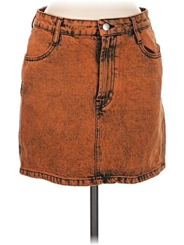 Zara Denim Skirt (view 1)