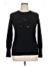 C by Bloomingdales 100% Cashmere Stars Black Cashmere Pullover Sweater Size XL - photo 1
