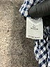 Elodie 100% Cotton Blue 3/4 Sleeve Blouse Size L - photo 8