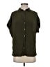 Madewell 100% Viscose Solid Green Central Drapey Shirt Size XS - photo 1