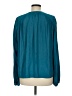 Ramy Brook 100% Polyester Teal Long Sleeve Blouse Size M - photo 2
