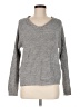 Poof! 100% Acrylic Solid Gray Pullover Sweater Size M - photo 1