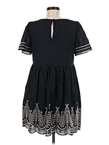 Madewell Embroidered Eyelet Puff-Sleeve Mini Dress (view 2)