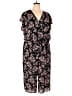 Como Vintage 100% Polyester Paisley Black Romper Size 1X - photo 1