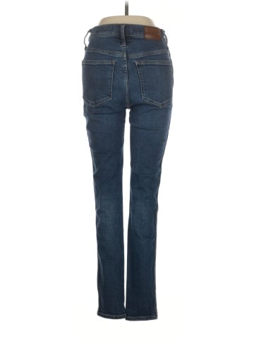Madewell 10" High-Rise Skinny Jeans in Wendover Wash: TENCEL&trade; Denim Edition (view 2)