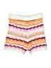 L Space Chevron-herringbone White Shorts Size M - photo 2