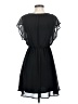 Lush 100% Polyester Solid Black Cocktail Dress Size S - photo 2