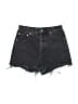 Levi's Hearts Black Denim Shorts Size 25 waist - photo 1