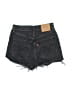 Levi's Hearts Black Denim Shorts Size 25 waist - photo 2