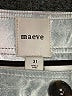 Maeve 100% Polyester Metallic Silver Casual Pants Size 31 waist - photo 7