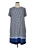 Apt. 9 Polka Dots Blue Casual Dress Size XL - photo 1