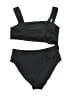 H&M Solid Black One Piece Swimsuit Size L - photo 2