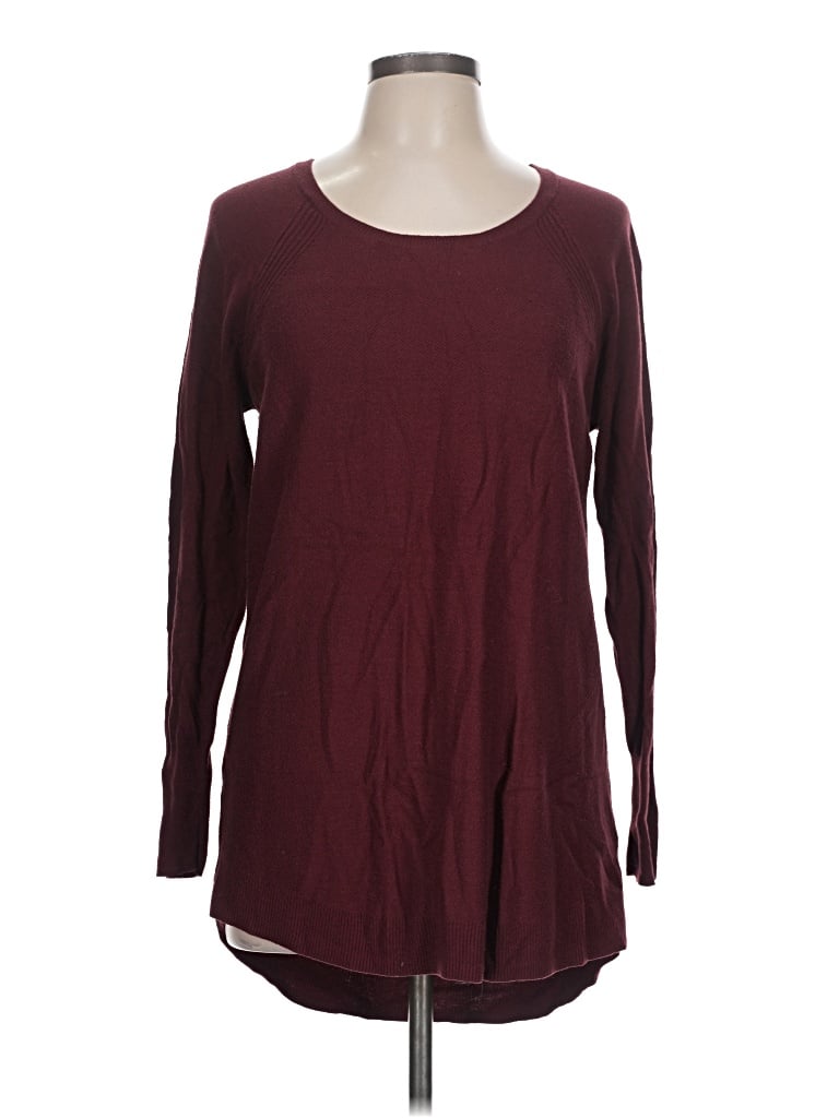 Pre-owned Mossimo Pullover Sweater In Burgundy