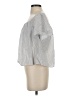 Express Silver Short Sleeve Blouse Size S - photo 5