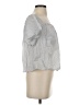 Express Silver Short Sleeve Blouse Size S - photo 4