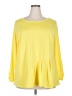 I.N. Studio Yellow 3/4 Sleeve T-Shirt Size 2X - photo 1