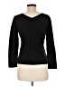 Petite Sophisticate Black Pullover Sweater Size Med Petite - photo 2