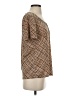 Jaclyn Smith Brown Short Sleeve Blouse Size S - photo 4
