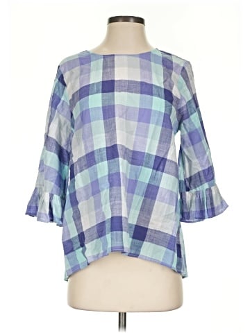 Bobeau 3/4 Sleeve Blouse (view 1)