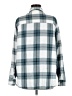 Jachs Girlfriend Plaid Blue Long Sleeve Button-Down Shirt Size M - photo 2