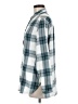 Jachs Girlfriend Plaid Blue Long Sleeve Button-Down Shirt Size M - photo 5