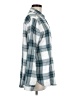 Jachs Girlfriend Plaid Blue Long Sleeve Button-Down Shirt Size M - photo 4