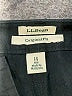 L.L.Bean 100% Cotton Solid Black Casual Pants Size 14 - photo 4