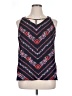 Maurices 100% Polyester Blue Sleeveless Blouse Size XL - photo 1